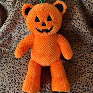Build A Bear Pumpkin Jack O Lantern Halloween Bear Light Up Head 2018